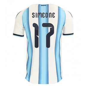 Argentina Giuliano Simeone #17 Hjemmebanetrøje VM 2026 Kortærmet